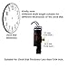TIKROUND Youngtown 12888 Step Quartz Movement Repair Part with Hour Trigger Switch.7/64 Inch Maximum Dial Thickness, 17/32 Inch Total Shaft Length. B Hands