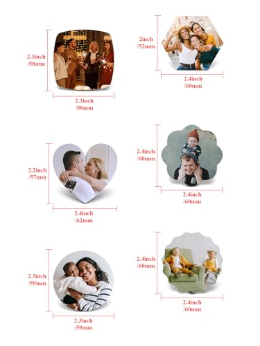 Imanes Decorativos Personalizados Fotos 6 Piezas Mediano miniatura 4