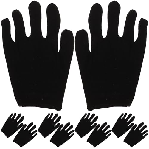 Guantes de algodón negros Toddmomy perfectos para tareas del hogar y jardinería