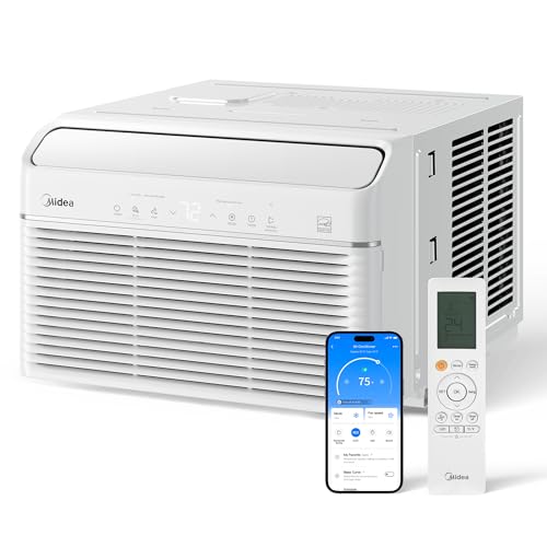 Midea 12K BTU Smart Window AC with Heat & Dehumidifier
