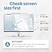 VINTEZ 23 Inch 16:9 Privacy Screen for Computer Monitor and Laptop - Anti Glare Protector Film Blue Light Filter Eye Protection - Computer Screen Privacy Shield, [1 Pack]