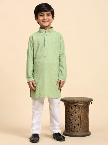 Image of Pro-Ethic Style Developer Boys Cotton Kurta Pajama For Kid's Ethnic Wear | Cotton Kurta Pajama (S-227)