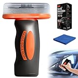 2026 Neu Handheld Glass Oil-Film Remover, Oil Film Cleaning Brush, Multifunktionale Ölfilm Reinigungsbürste, Ölfilmreiniger mit Handtuch Automotive Glass Oil Film Cleaning Brush für Fenster (1PC)