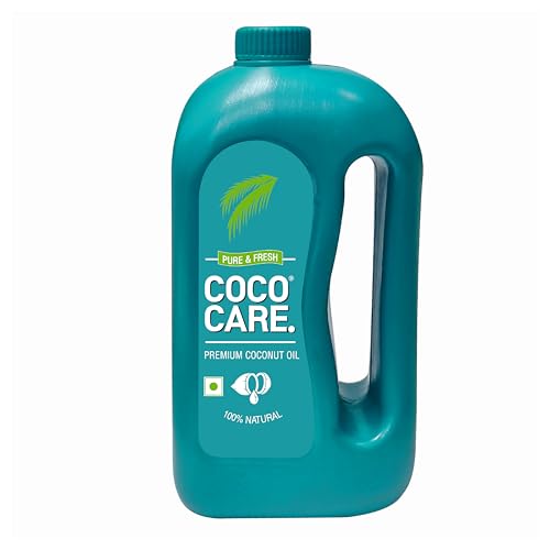 Image of Cococare Coconut Oil 100% Pure & Natural 1L | Finest Handpicked Dala Khopra from Kerala | Fresh Natural Fragrance | No Added Chemicals, Preservatives or Artificial Perfumes