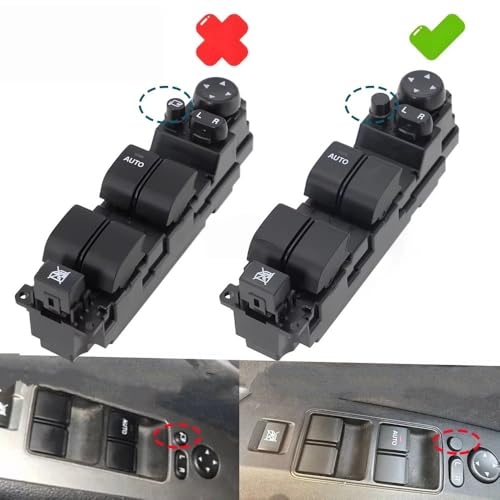 Interrupteur lève-vitre Mazda 2 2007-2013 DF7366350B commande avant gauche - 5
