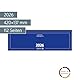 BRUNNEN Querterminbuch Mod. 775 2026 | 420×137 mm, Karton, blau