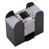 Casino Automatic Card Shuffler for Poker Games(2 Deck, 4 Deck, 6 Deck) (Plastic - 6 Deck)