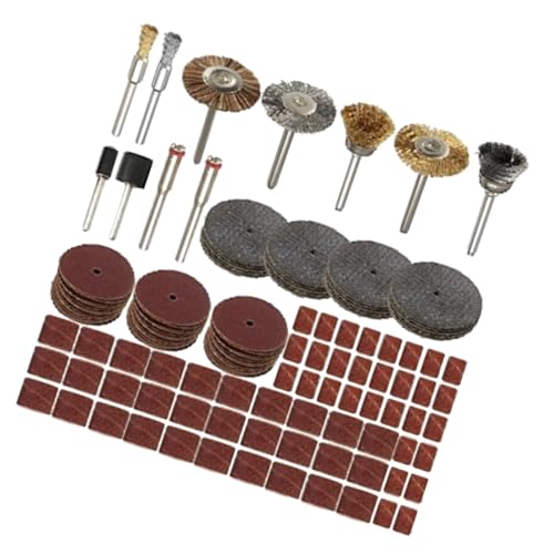 Cabilock 151pcs Wheel Polishing Tool Ring Set Electric Grinding Accessories High Speed Sanding Polishing Kit