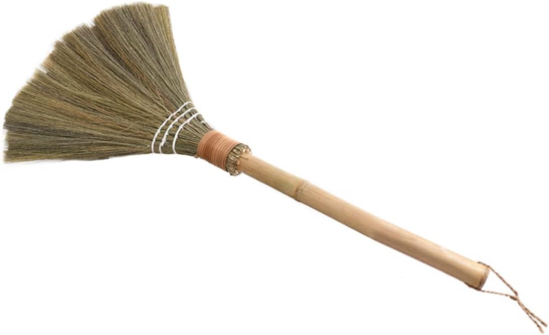 Healifty 1pc Bamboo Small Broom Grey Duster Broom Brush