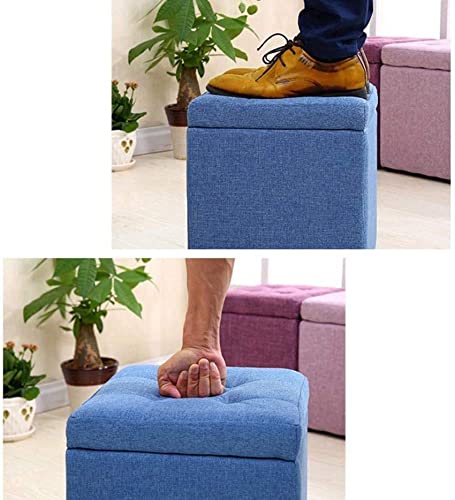 Coussin polyvalent de repose-pieds rembourré et petit pouf de coiffeuse - 7