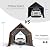 KING BIRD 13' x 20' x 12' Heavy Duty Anti-Snow Carport for SUV, Full-Size Truck and Boat, Car Canopy Car Tent Outdoor Instant Garage Boat Shelter with Reinforced Ground Bars-Brown