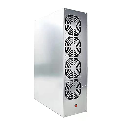 Mining Rig Frame - Case BTC-S37 Bitcoin Miner Rack Mining Rig Tools for Crypto Coin Currency Bitcoin ETH/ETC/ZEC Mining Frame Rack with 4 Cooling Fans