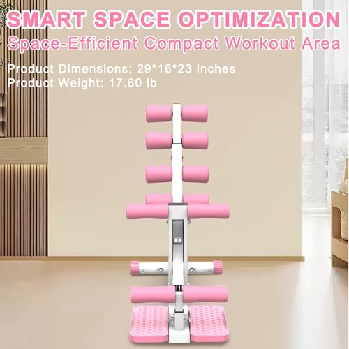 Entrenador para sentadillas deep squat rosa compacto miniatura 7