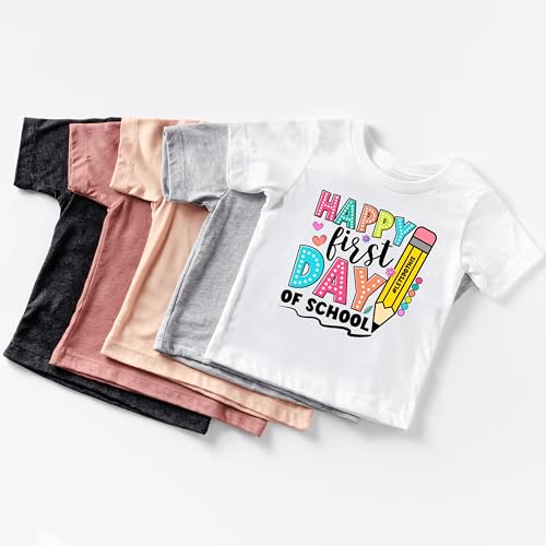 Happy First Day of School Shirt, Teacher Gift, Gift for Teachers, Kindergarten Teacher, Teacher Appreciation, Back to School Shirt4