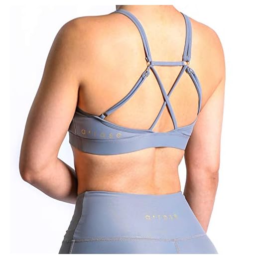 a r o s e Woman's eco-Friendly Sports Bra (Carbon, Medium)