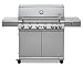 Produktbild GRANDSTATE 6-Brenner Gasgrill EAGLE 652 E mit Keramik-Infrarot-Steak-Brenner, Back-Burner und Seitenkocher und Grillrost aus Edelstahl, Gesamtleistung von 27,2 kW