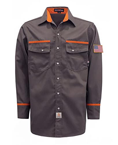 BOCOMAL FR Shirts for Men Flame Resistant Light Weight NFPA2112 ...