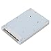 Produktbild cablecc mSATA Mini PCI-E SATA SSD auf 2,5 Zoll IDE 44pin Notebook Laptop Festplattengehäuse Gehäuse Gehäuse Weiß