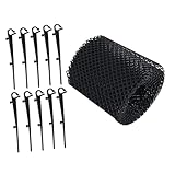 Abaodam 1Satz Dachrinnenabdeckung Maschensieb Blattschutz für Effiziente Verstopfungsprävention für Regenwasserleitungen Tierabwehr