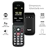 Beghelli Telefono Salvavita per Anziani, Salvalavita Phone SLV15N ECO - Cellulare GSM per Anziani con Tasto SOS, Tasti Grandi Retroilluminati, Blocco Chiamate Indesiderate, Fotocamera, Torcia (Nero)