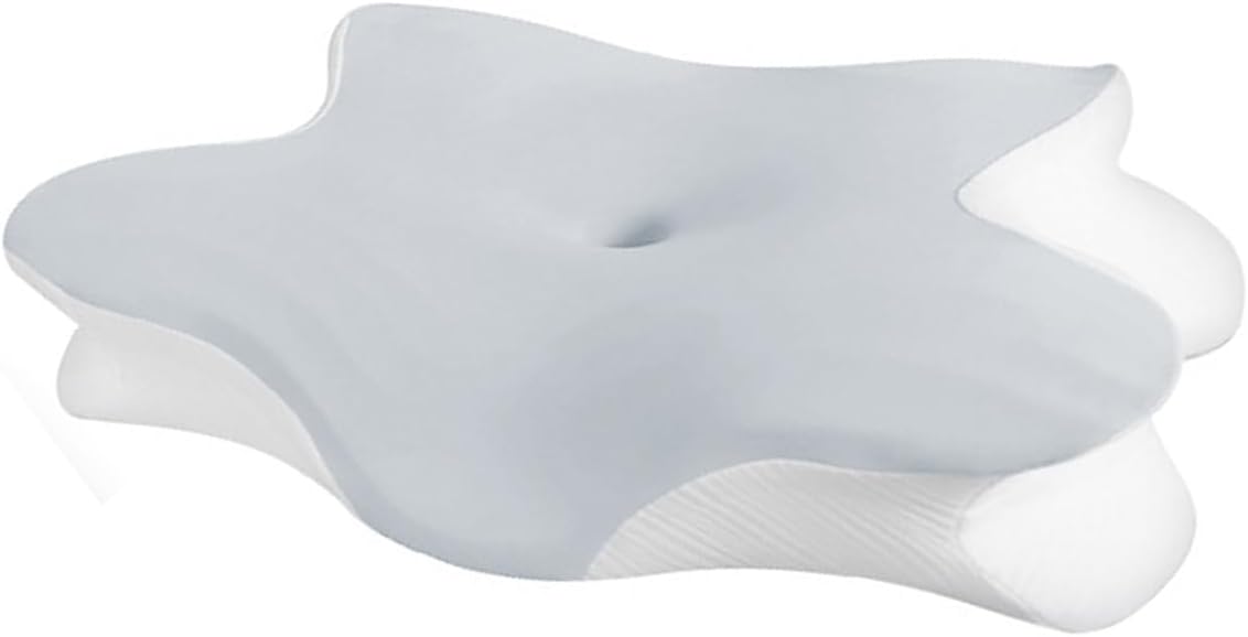 Cervical Neck Pillow, Memory Foam Pillow for Neck & Shoulder Pain Relief, 2 Heights Ergonomic Neck Support with Breathable, Odorless for Side/Back/Stomach Sleepers
