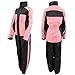 NexGen Women's Rain Suit (Black/Pink, Medium) - SH222201-M-BLK/PINK