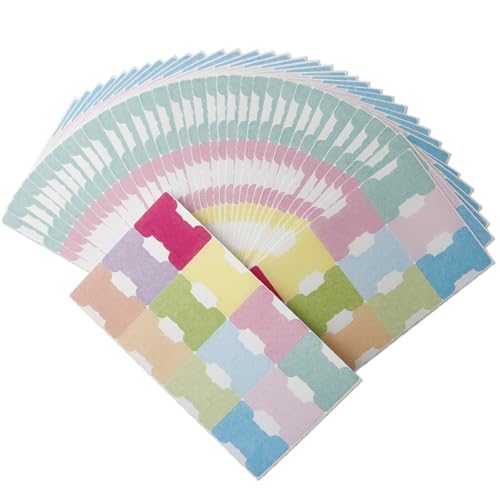 OSOLADY �C���f�b�N�X�^�u �y�[�W�X�e�b�J�[ 50������ �A�\�[�g�J���[ �������݉\ �t�H���_�[�X���b�g�}���Ή� ���S�� �����f�� �I�t�B�X �w�Z�p