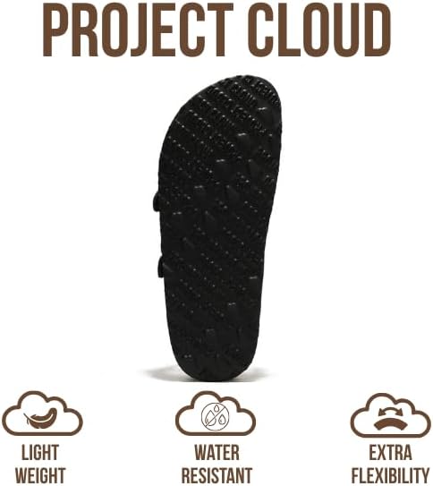 Project Cloud 100% Genuine Leather Womens Sandals -Lightweight Womens Slides Memory Foam Insole & Cork Footbed Sandals Women - Non-Slip Beach Essentials Summer Sandals for Women 2026 (Lian) - Image 5