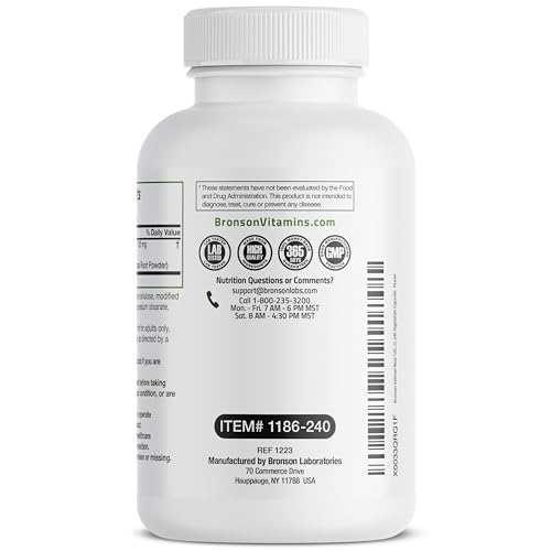 Bronson 1186-240 Valerian Root Capsules - Valerian Officinalis - Promotes Relaxation - Non-Gmo, Soy-Free Gluten-Free, 240 Vegetarian Capsules thumb #4