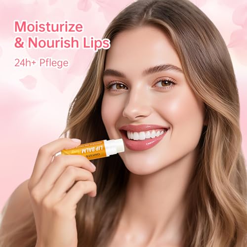 36PCS Lippenpflege Set, Lippenbalsam Geschenkset mit 12 Düft für Trockene Lippen - 24h Moisturizing Lippenstiftsets Kleine Weihnachtsgeschenke für Frauen, Freundin, Kollegen, Weihnachten & Geburtstage