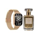 G-TiDE Smartwatch S6 Pro Dorado AMOLED para Hombre con Perfume Romantic, Reloj Inteligente con Llamadas Bluetooth, Monitor de Salud, Oxígeno en...