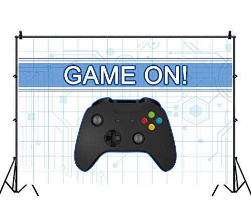 Cartoon Spielekonsole Hintergrund Fotografie Foto Hintergrund Braut Baby Shower Geburtstagsfeier Dekoration Banner Hintergrund 7X5Ft