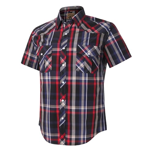 Dctop Herren Hemd Kurzarm Lässige...