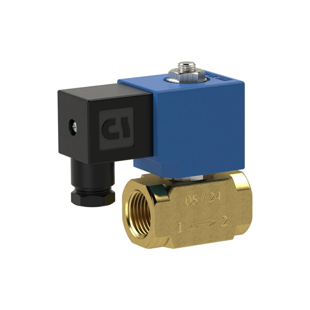 2/2-Wege Magnetventil 230V Messing stromlos geschlossen direkt gest. 10-30 bar (3/8", 30 bar)