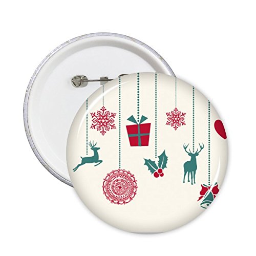 Pin badge de Noël illustration cœur et Elk, une idée cadeau pour vos invités