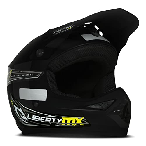 Capacete Motocross Pro Tork Liberty Mx Pro Tam. 60 Preto