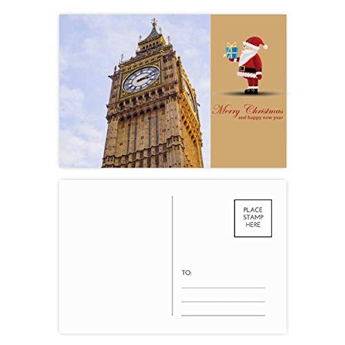 Cartes postales nuages bleus Big Ben pour décorer un bureau ou envoyer vos doux messages d'été