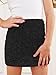 CharmWM Girls Sequin Skirt Kids Fashion High Waisted Sparkle Glitter Party Short Dress Mini Skirts 5-14 Years Black