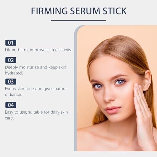 Generic Retinol Firming Serum Stick For Face, Neck & Body, Wrinkles Moisturizing Balm To Smooth Fine Lines & Improve Skin Texture, Portable Daily Skincare For Women & Men, Travel Friendly (40ml, 2PC)