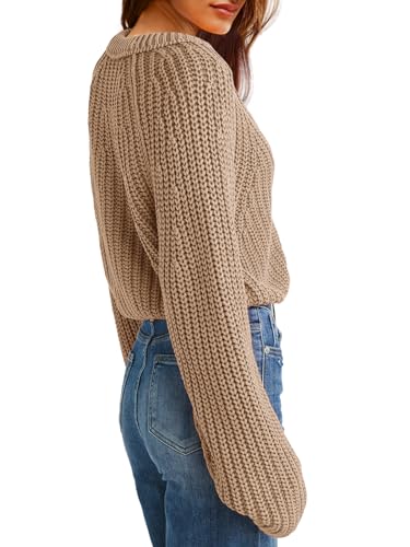 Image of ReachMe Women's Long Sleeve Open Front Cable Knit Cardigan