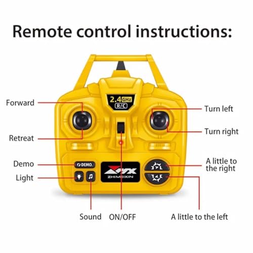 Image of RAMNATH Remote Control Dump Truck Toy for Kids - 2.4GHz 6-Wheel RC Construction Vehicle with Automatic Dumping Action, Realistic Sound & Lights - Heavy Duty Engineering Truck Gift for Kids 3+.(G)