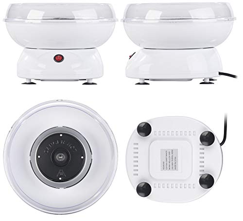 Foto von Rosenstein & Söhne Zuckerwattemaschine: Zuckerwatte-Maschine mit spülmaschinenfesten Aufsätzen, 500 Watt (Zuckerwattenmaschine, Zuckerwattegerät, Popcornmaschine)