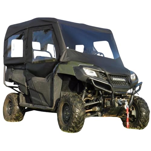 HONP74-FCH-BZR Full Enclosure for Hard Windshield - Roof, Doors, & Rear Window for 2014-2024 Honda Pioneer 700 4-Seater Models
