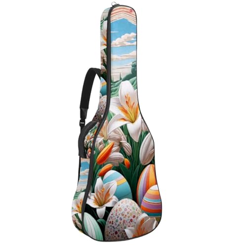 Sac guitare acoustique 101,6 cm étanche multicolore à poches