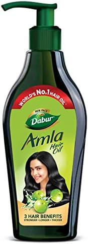 Dabur Amla Hair Oil - 550 ml | For Strong, Long and Thick hair | Nourishes Scalp | Controls Hair Fall, Strengthens Hair & Promotes Hair Growth