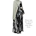 Muslim Prayer Cardigan Fashion Tie-dye Abaya Islamic Light Dress Comfortable Long Robe for Women