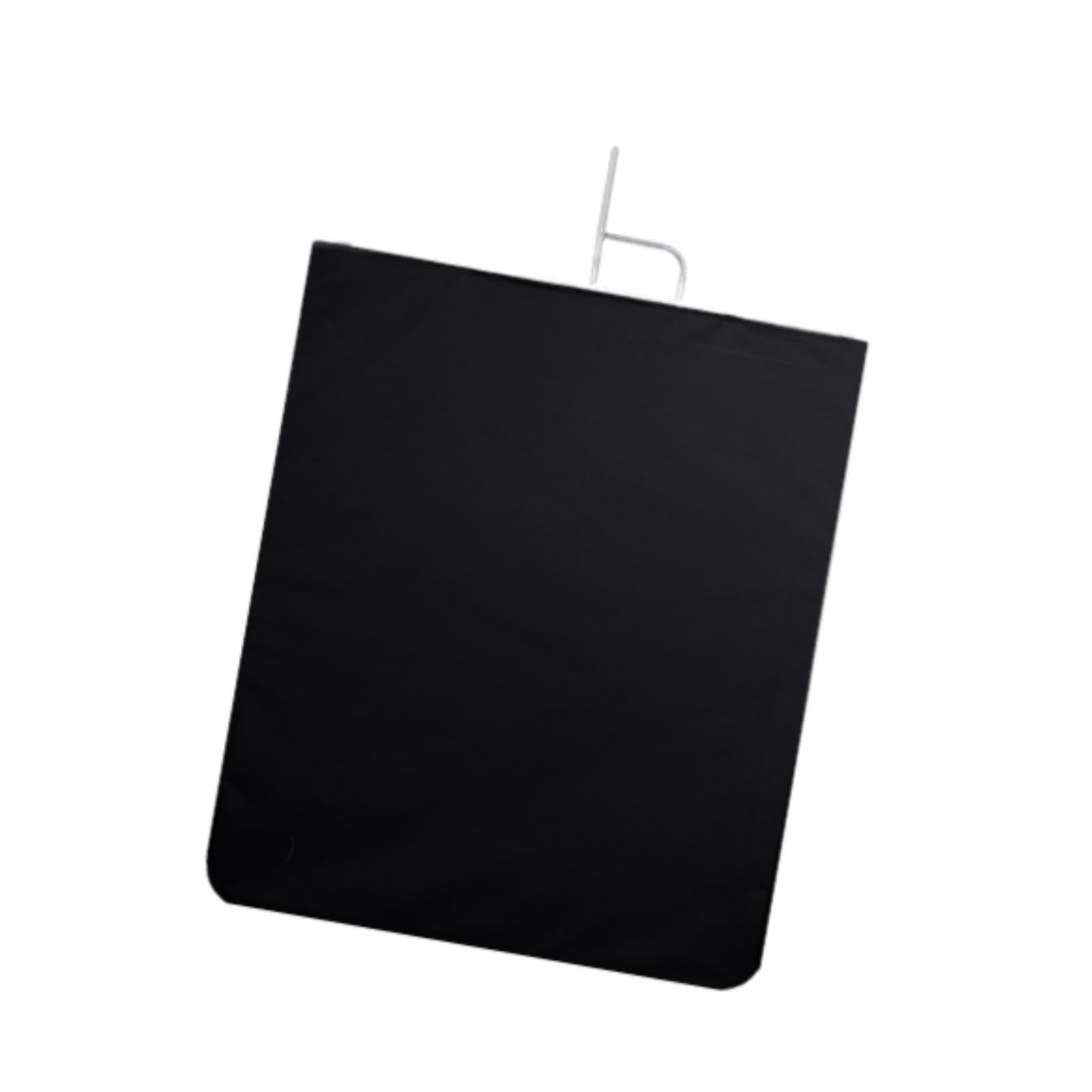 Cornice per Bandiera Fotografica con Pannello di Sfondo con Pannello di Illuminazione Robusto e Pratico Multiuso sostitutivo in Tessuto Leggero, con Panno Nero