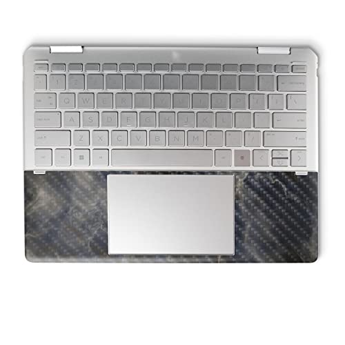 Image of MightySkins Carbon Fiber Skin Compatible with HP Spectre x360 14 inch (2022) Full Wrap Kit - Stormy Marble | Protective, Durable Textured Carbon Fiber Finish | Easy to Apply | Made in The USA