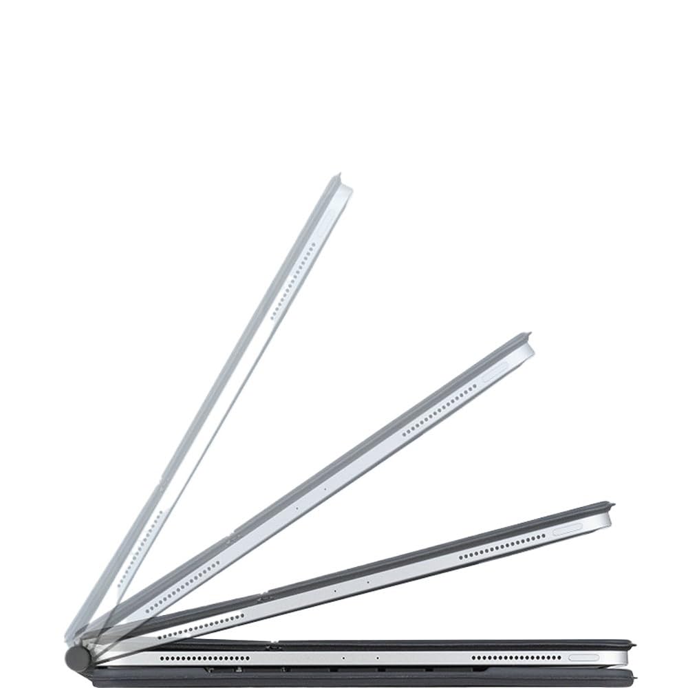 YSJX Cubierta Protectora Ultrafina for Teclado táctil con retroiluminación QWERTY, Adecuada for iPad Pro de 11 Pulgadas, 2020/2021/2022, Universal(Negro)
