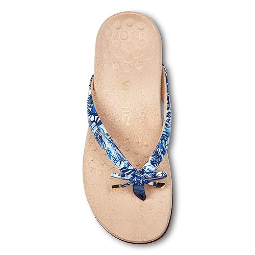 Image of Vionic Women's Rest Bella Toe Post Sandal- Supportive Ladies Orthotic Sandals that include Three Zone Comfort with Arch Support- Flip Flop for Ladies, Medium and Wide Width Size 5-12